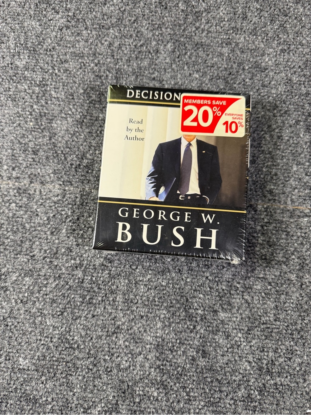 George W Bush Decision Points 6 Audio CD Box Set New Sealed